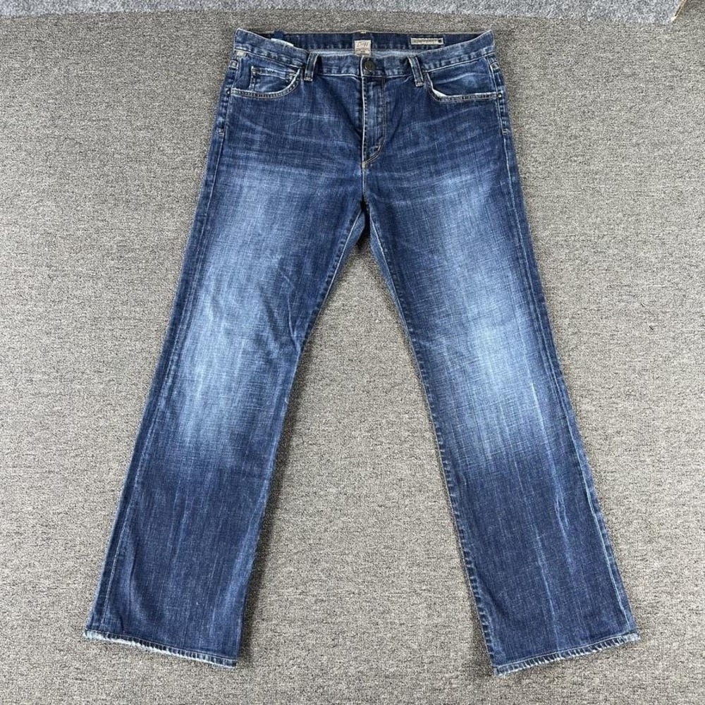 Citizens Of Humanity Jeans Mens 36x32 Blue Jagger Straight Stretch Denim Pants